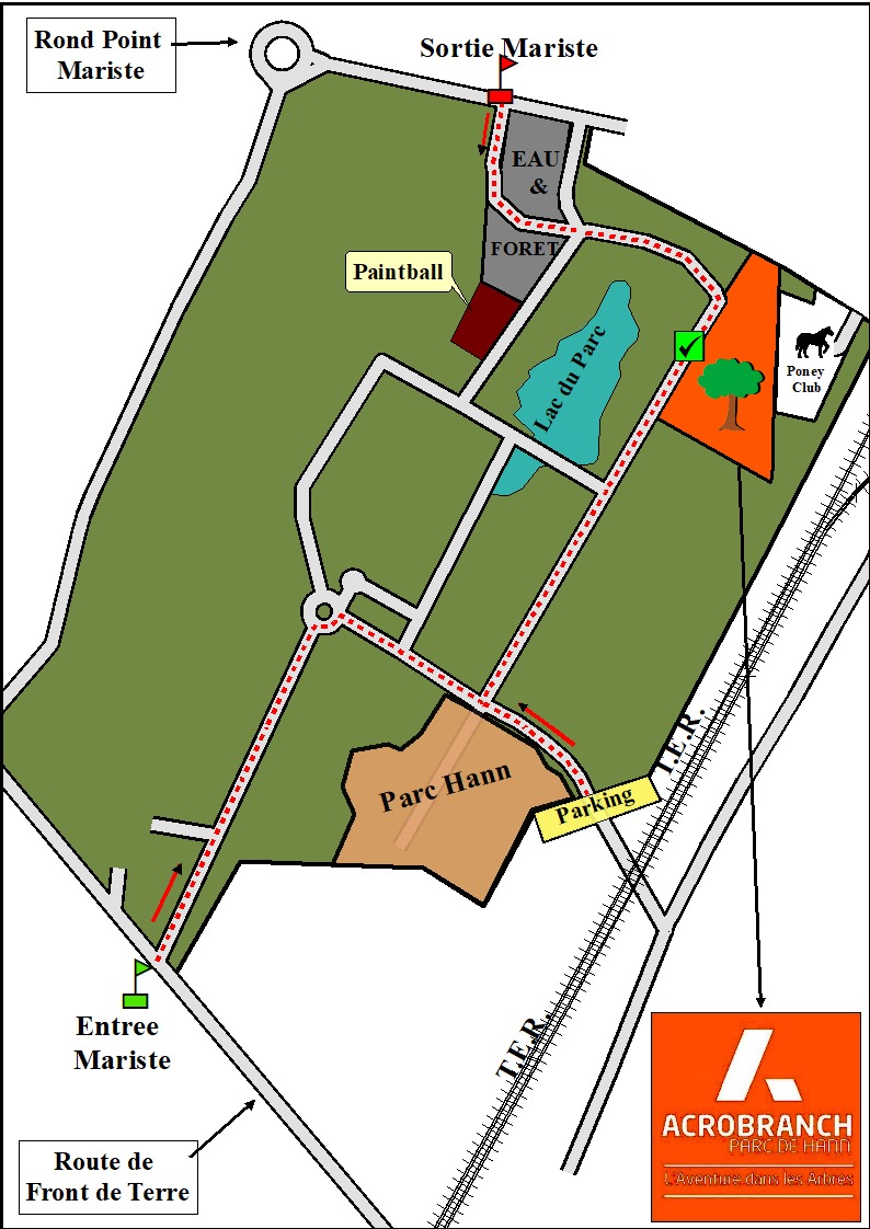 carte de l'acrobranch